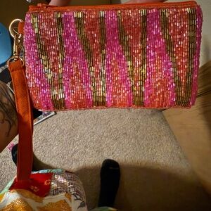 Colorful Beaded Women's Bag